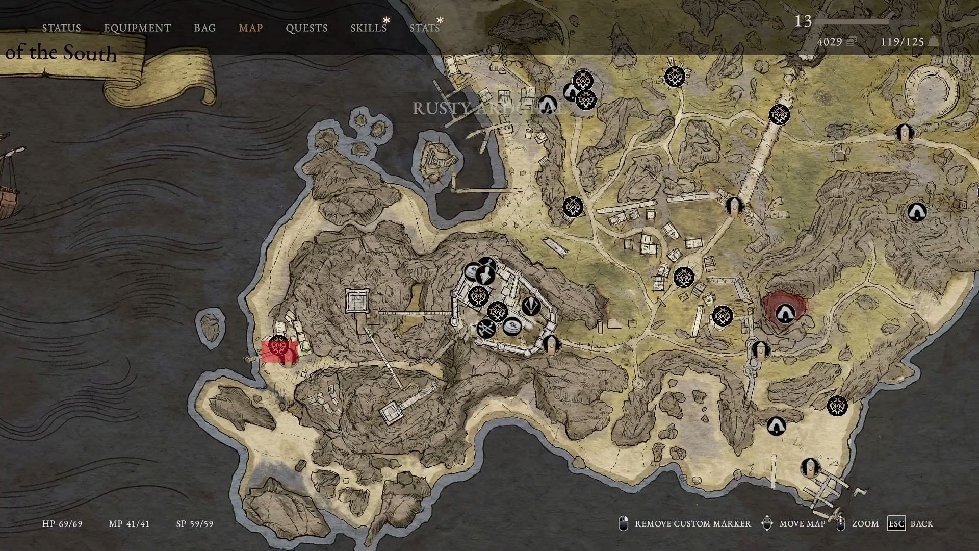 Ron’s Tavern in the Village in The Last Voyage quest (Image via Awaken Realms || YouTube/Internet Tomato)